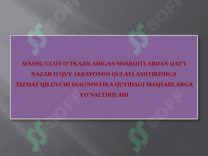 Pedagogni diagnostik faoliyatining asosiy funksiyalari, turlari va tiplari 4