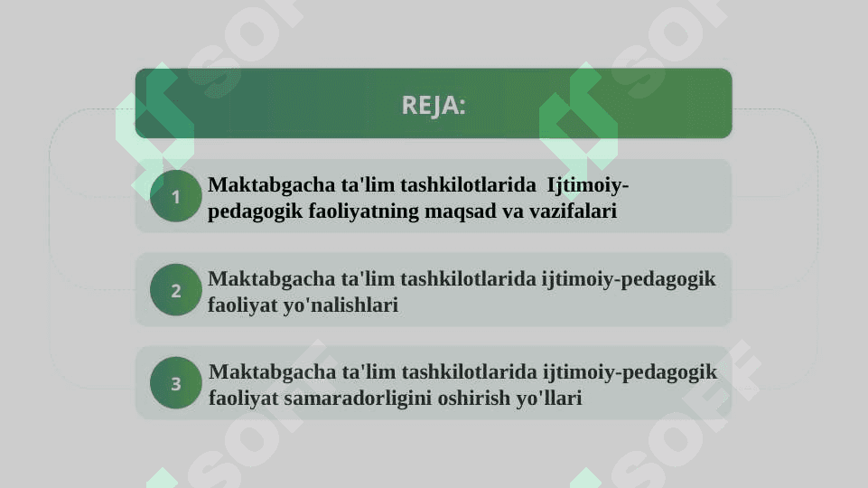 Maktabgacha ta'lim tashkilotlarida ijtimoiy-pedagogik faoliyat yo'nalishlari 2