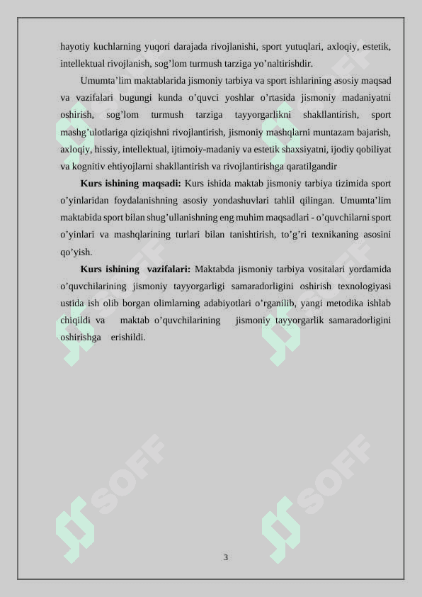Jismoniy madaniyatda o’quv ishlarini rejalashtirish (5-9 sinflar) 3