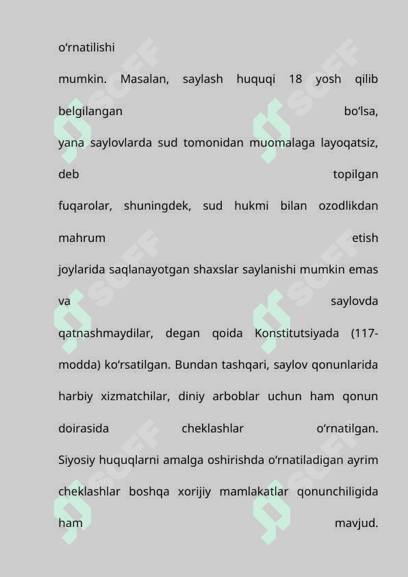 Siyosiy huquqlar 4