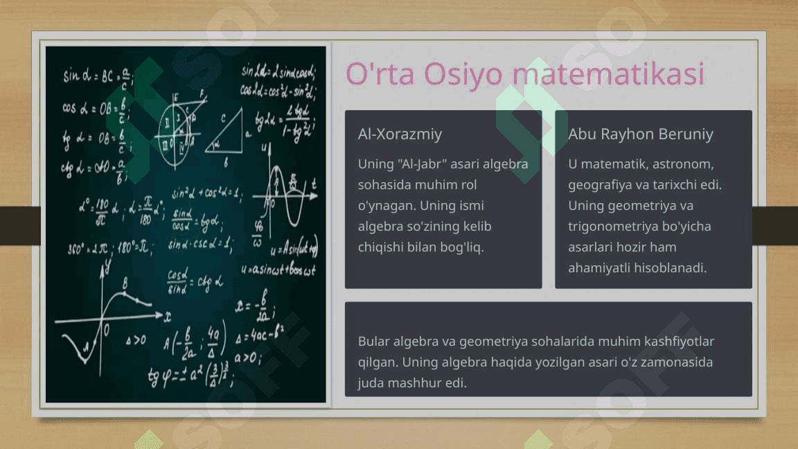 O'zbekistonda matematikaning kirib kelishi 4