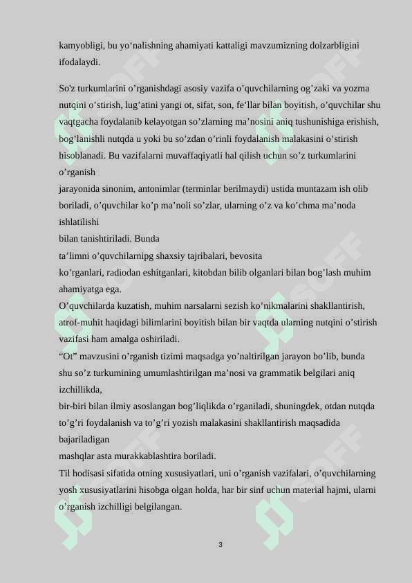 ONA TILI DARSLARIDA SO`Z TURKUMLARINI O`TISH USULLARI 3