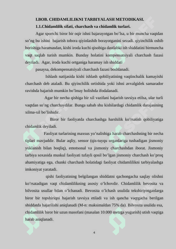 Chidamlilik sifatini tarbiyalash va uni rivojlantirish metodi 4