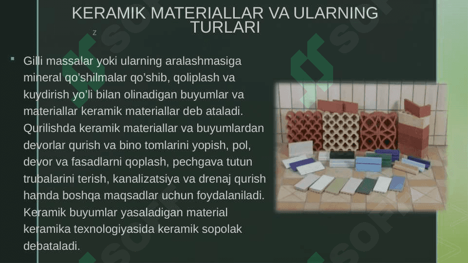 Keramik buyumlar ishlab chiqarish 2