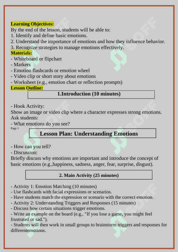 Lesson Plan 2