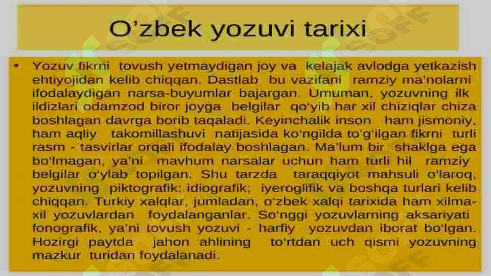Ona tili grafikasi yozuv tizimi 2