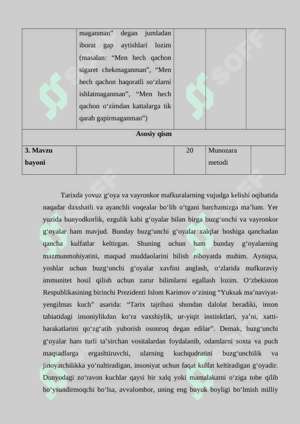 BUZG‘UNCHI G‘OYALAR 3