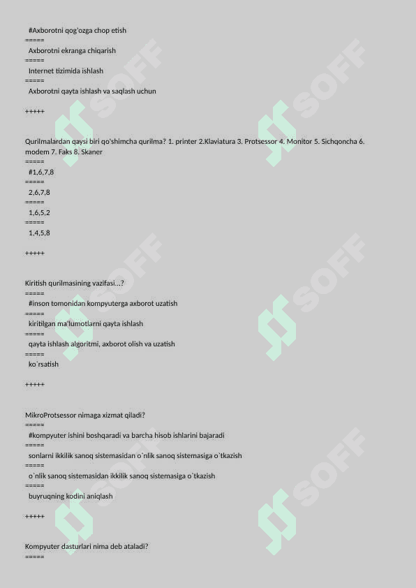 AKT dan 150 ta test(Hemis formatda) 5