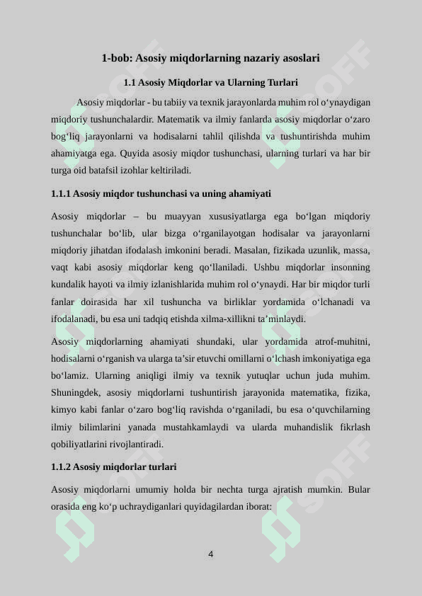 ASOSIY MIQDORLAR USTIDA ISHLASH METODIKASI 4