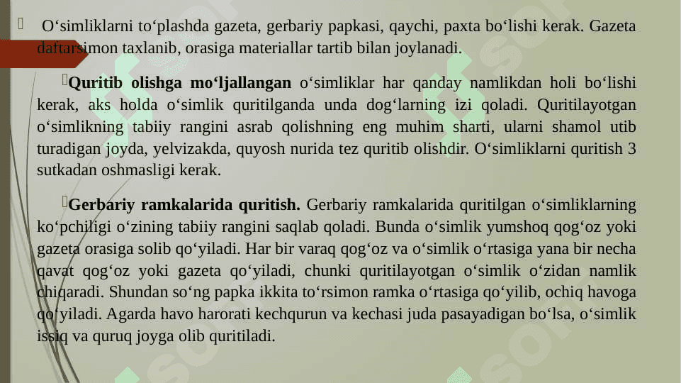 Tabiiy materiallardan amaliy darslarni tashkil etish metodikasi 4