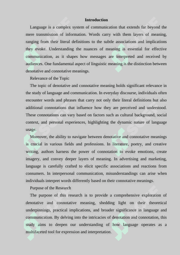 DENOTATIVE AND CONNOTATIVE MEANING 3