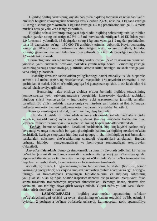 HIQILDOQ KASALLIKLARI 7