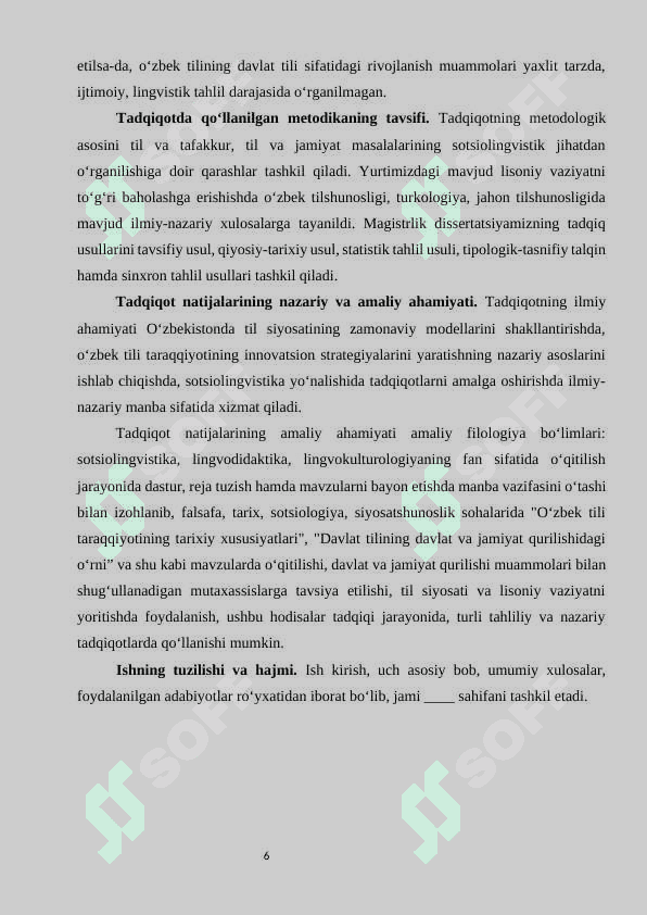 MUSTАQILLIKDАN KEYINGI YILLАRDА О‘ZBEKISTОNDА  LISОNIY VАZIYАT 6