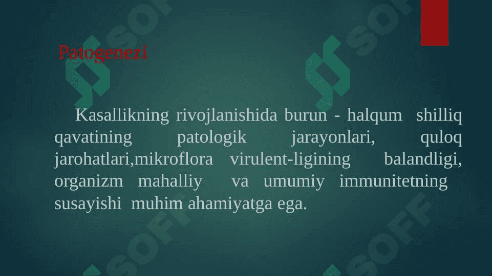 O‘rta quloqning  o‘tkir va surunkali kasalliklari 8