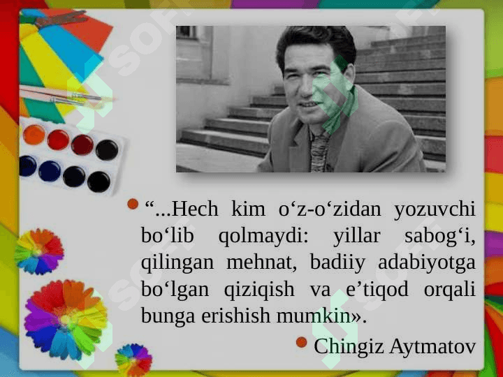 Chingiz Aytmatov. Oq kema asari 7