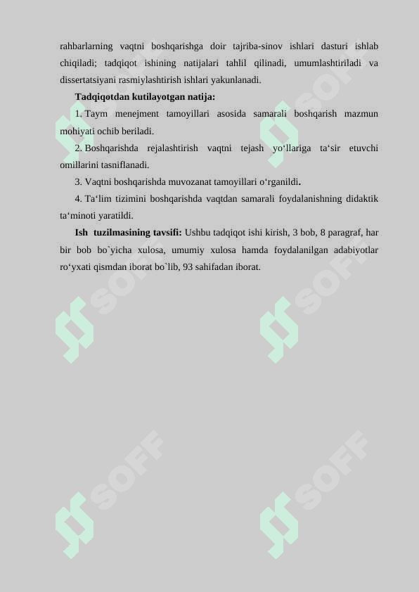TAYM MENEJMENT ASOSIDA UMUMIY O’RTA TA’LIM MUASSASALARINI BOSHQARISH 7