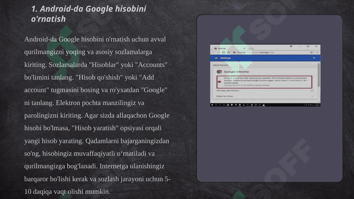 Androidda Google xizmatlaridan foydalanish 3