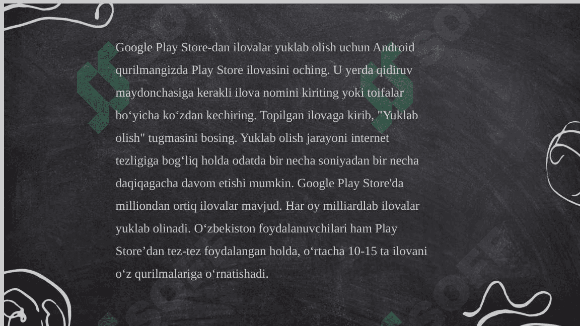 Androidda Google xizmatlaridan foydalanish 4
