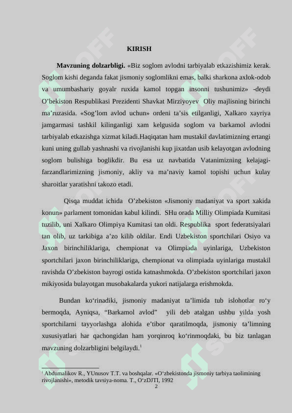 SPORT TRENIROVKASI 2