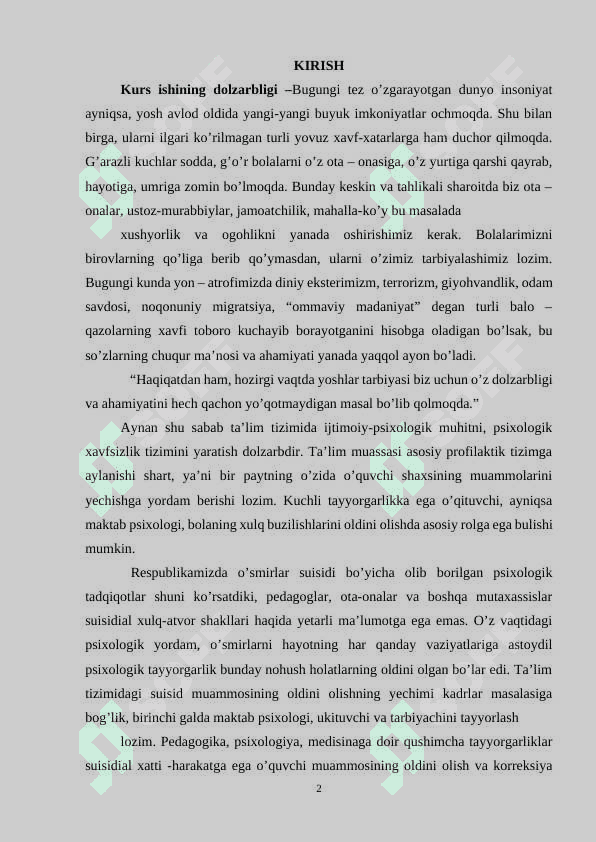 O’SMIRLARNING DEVIANT XULQ-ATVORI SABABLARI 2