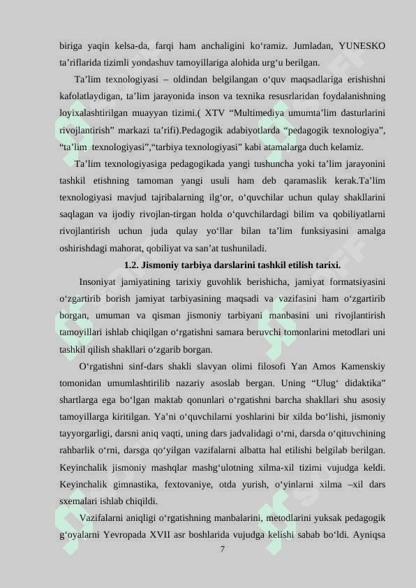 JISMONIY TARBIYA DARSIDA O'QUVCHILAR FAOLIYATINI TASHKIL ETISH USULLARI. 7