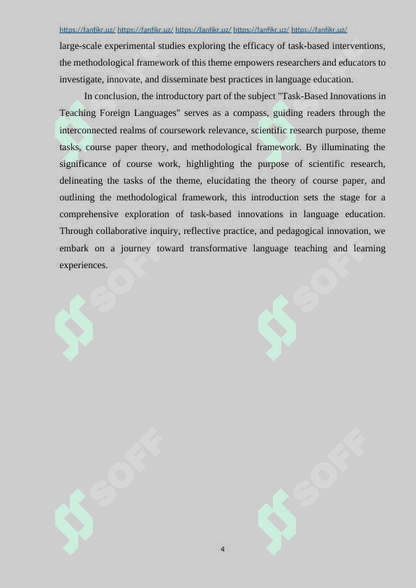 Innovations in teaching foreign languages 4