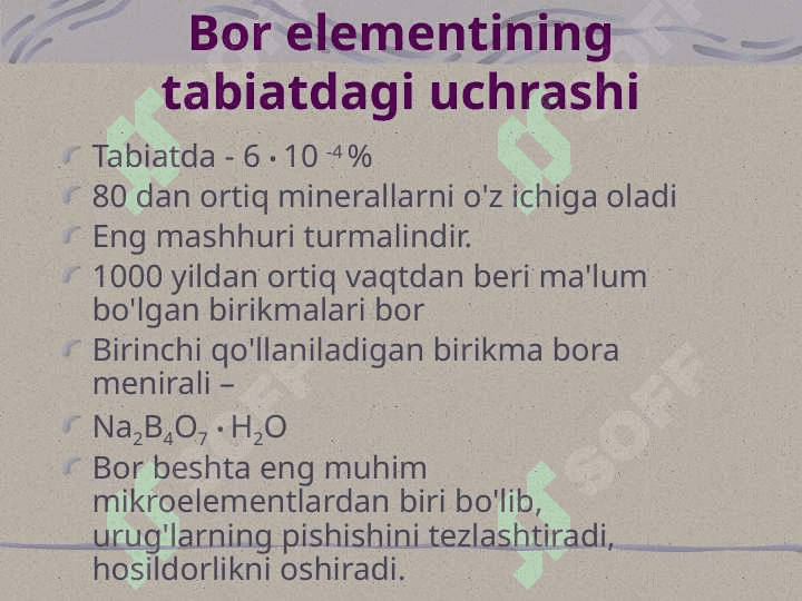 Bor va uning birikmalari 2