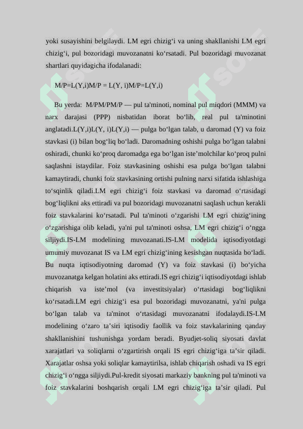 IS-LM MODELINING NAZARIY ASOSLARI 5