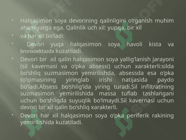 Halqasimon Soyalanish 3