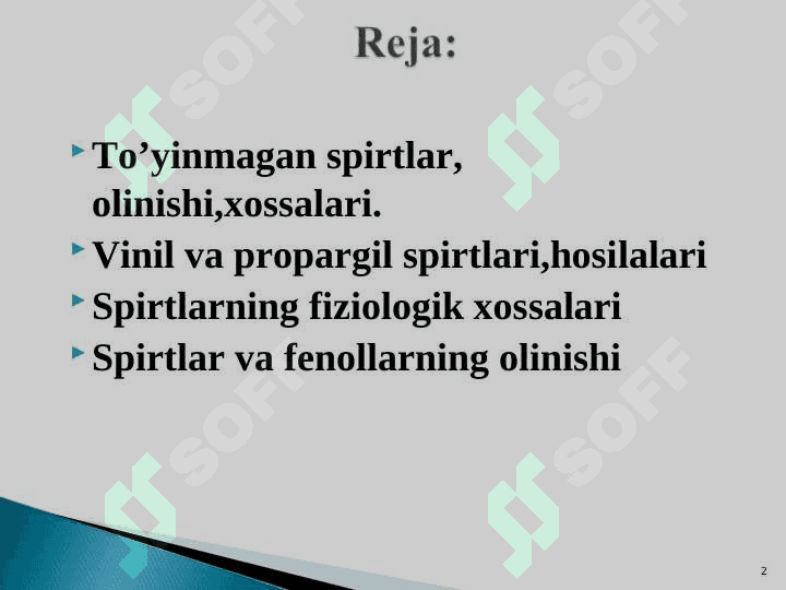 To`yinmagan spirtlar ( Propargil spirti va vinil spirti xossalari) 2