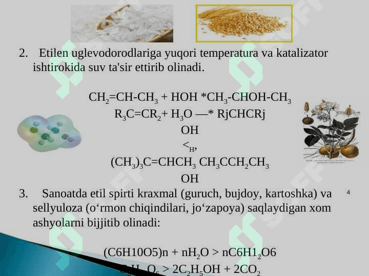 To`yinmagan spirtlar ( Propargil spirti va vinil spirti xossalari) 4