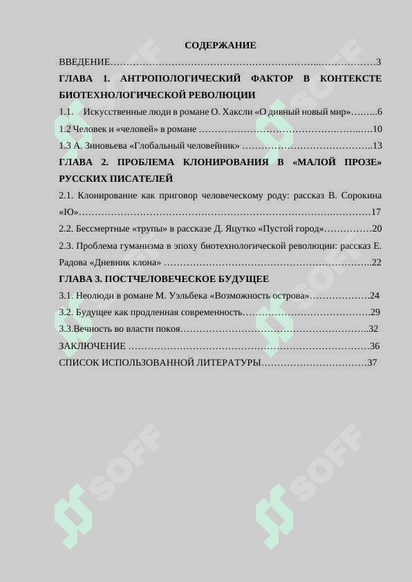 Модель мира в современной антиутопии 2