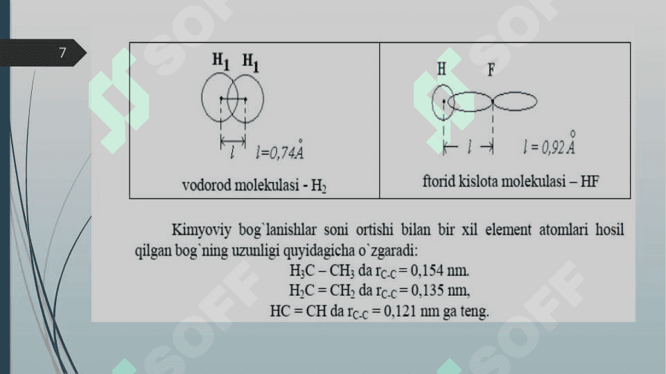 Kimyoviy bog'lanishlar 7