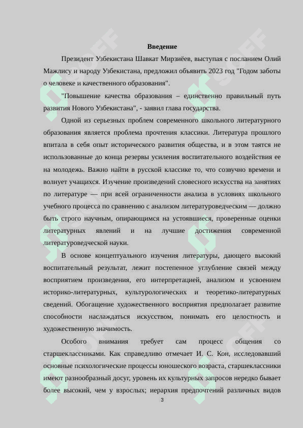 Лекция при изучении литературы в старших классах 3