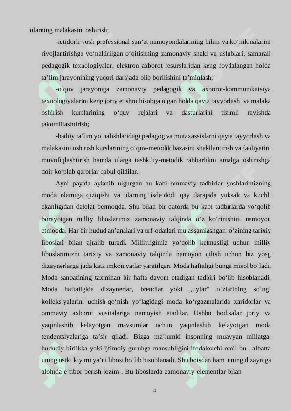 MURAKKAB BICHIMLAR ASOSIDA AYOLLAR LIBOS DIZAYN LOYIHASINI ISHLAB CHIQISH 4