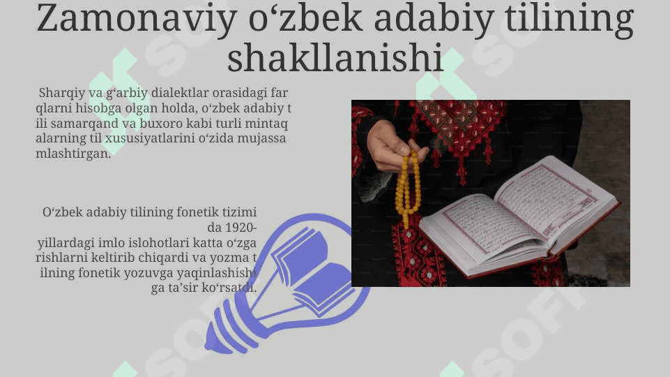 Hozirgi oʻzbek tilining tarixiy ildizlari va dialektal asoslari 3