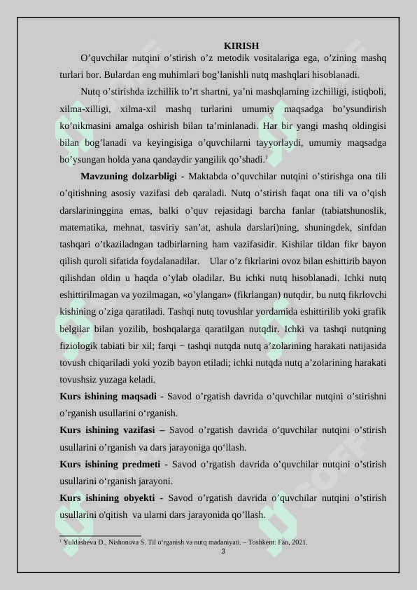 SAVOD O’RGATISH DAVRIDA O’QUVCHILAR NUTQINI O’STIRISH 3