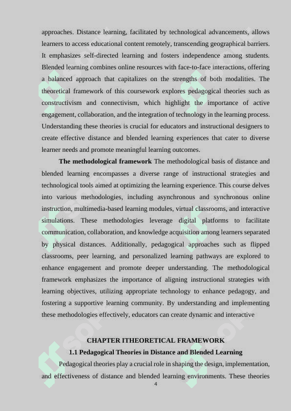 DISTANCE AND BLENDED LEARNING 4