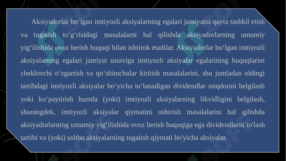 Minoritar aksiyadorlar va ularning huquqlarini ta'minlash 7