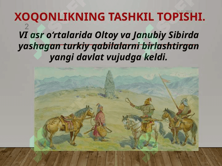 O‘rta Osiyo xalqlari Turk xoqonligi davrida 2