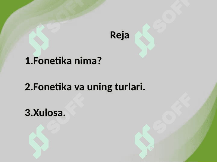 Fonetik haqida ma'lumot. Fonetika va uning turlari 2