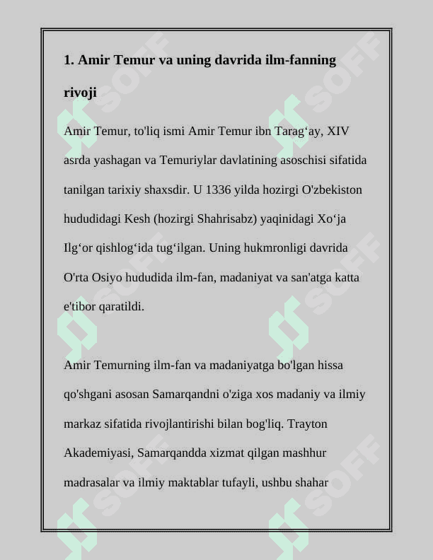 A.TEMUR VA TEMURIYLAR DAVRI RENESSANSI 3