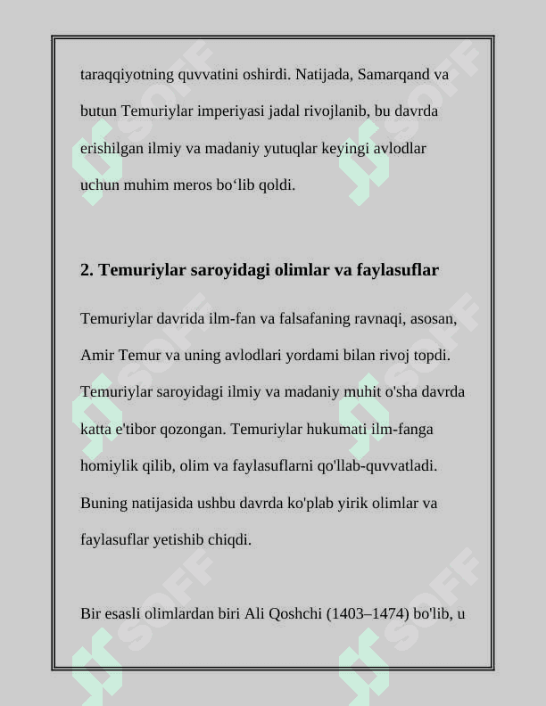 A.TEMUR VA TEMURIYLAR DAVRI RENESSANSI 7
