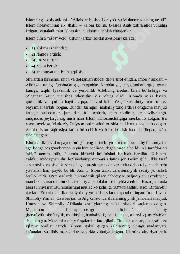 ISLOM DINI VA ISLOMDA OILA MASALASI 4