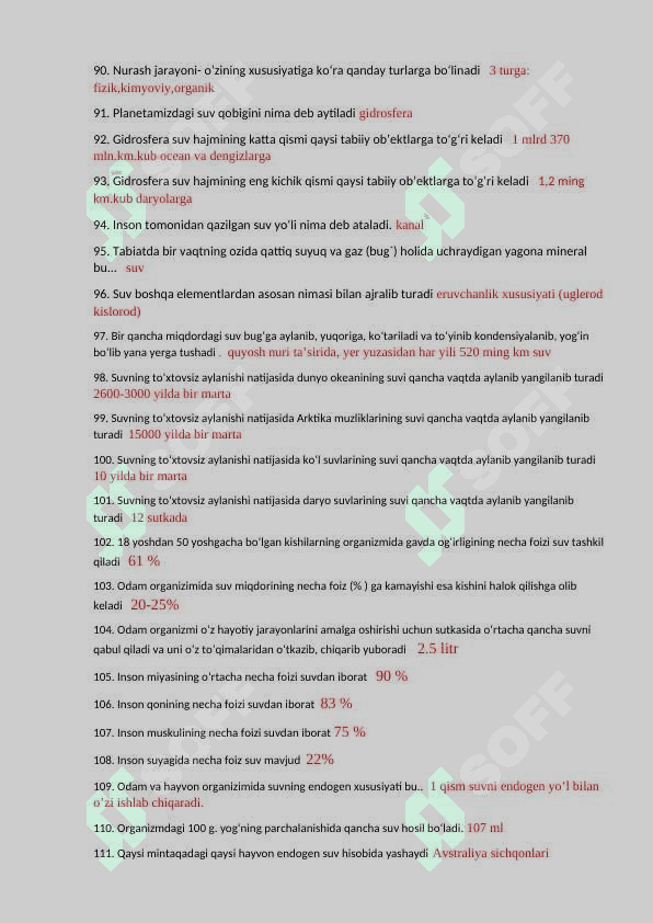 METHODS OF NATURAL SCIENCES AND THEIR TEACHING FANIDAN Final test SAVOLLARI javoblari bilan 5