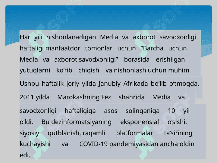 Dunyo mamlakatlaridagi  media va axborot 2
