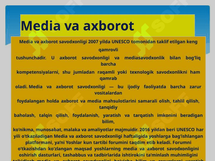 Dunyo mamlakatlaridagi  media va axborot 4