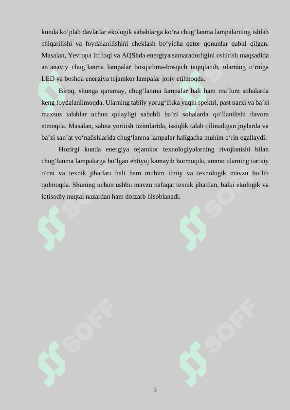 Nakal elektr lampalari yoki chugʻlanma lampalar (LN i KG) 3