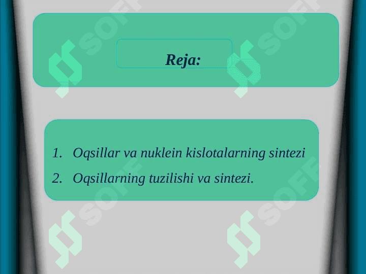 O'simlik hujayrasining tuzilishi va ontogenezi TAQDIMOT 2