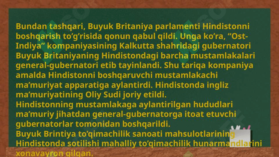 Hindistonda Ost-Indiya kompaniyasining mustamlakachilik  siyosati 5